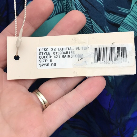 Rebecca Taylor Silk Tahitian floral top - Picture 5 of 10